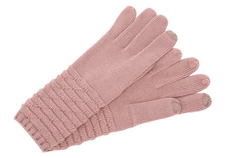 Echo Design mSoft Fan Stitch Pink gloves-ishops